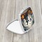 Edge Collections - 2.75" X 3" - Multicolor - Witch Spooky Halloween Compact Mirror Silvertone Decorative Travel Makeup Mirror - Pocket Handheld - 2 Piece
